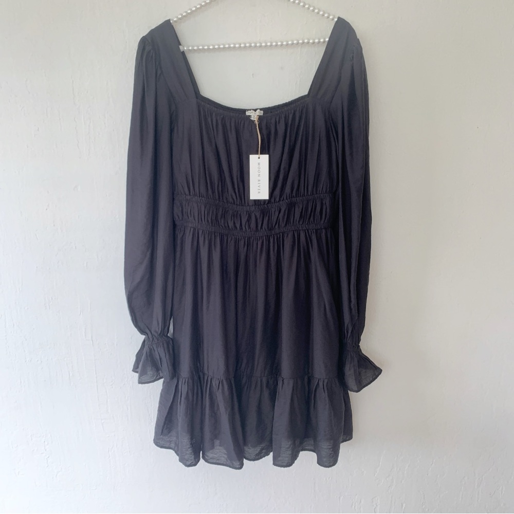 Anthropologie Moon River Peasant Dress